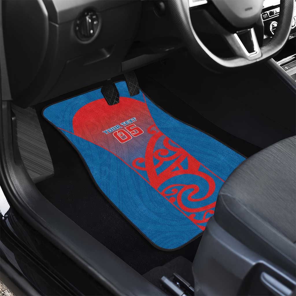 Custom St Joseph's Maori Girls' College Car Mats Maori Koru Pattern LT05 - Polynesian Pride