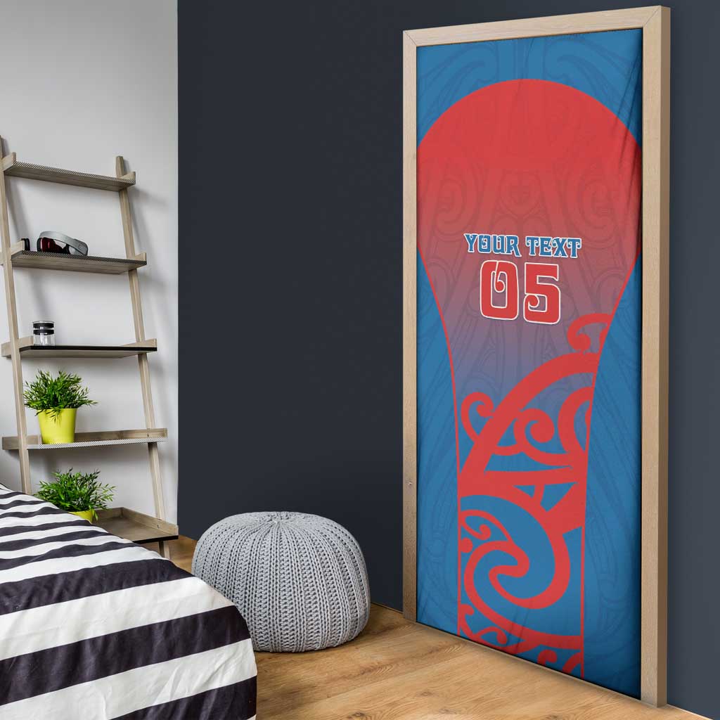 Custom St Joseph's Maori Girls' College Door Cover Maori Koru Pattern LT05 - Polynesian Pride