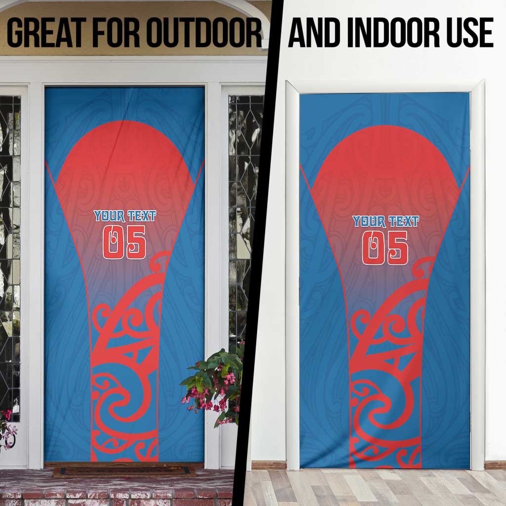 Custom St Joseph's Maori Girls' College Door Cover Maori Koru Pattern LT05 - Polynesian Pride