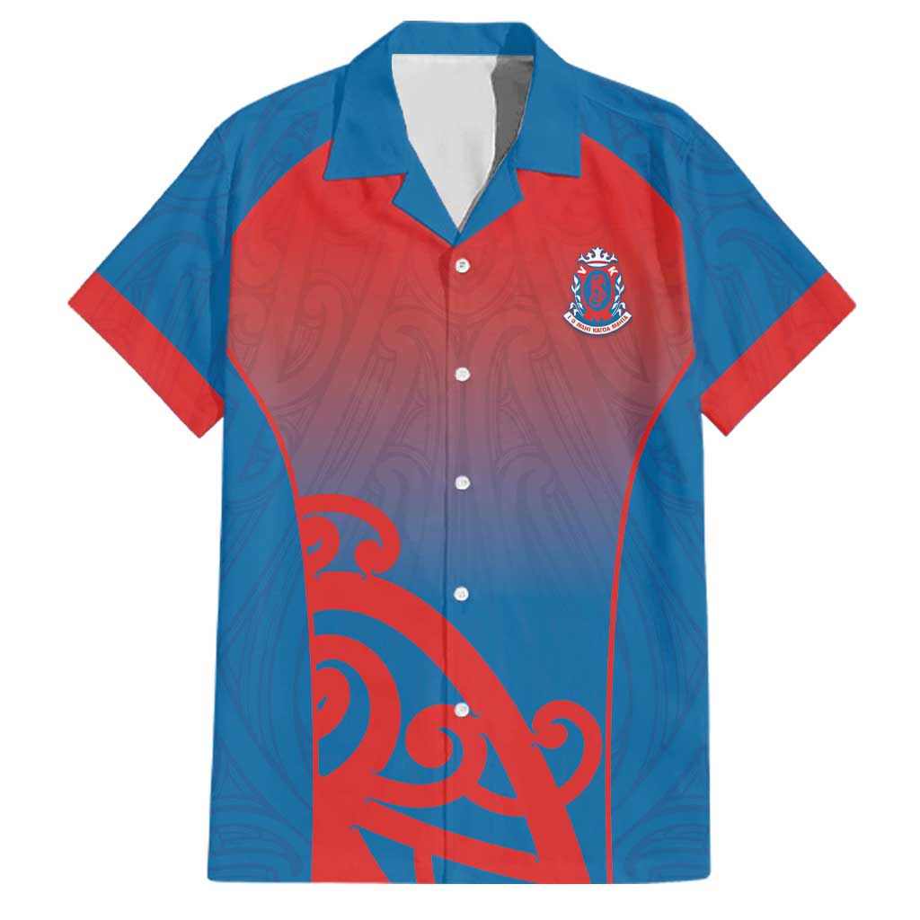 Custom St Joseph's Maori Girls' College Family Matching Mermaid Dress and Hawaiian Shirt Maori Koru Pattern
