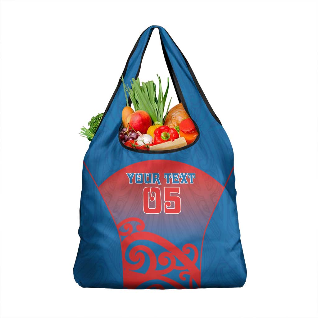 Custom St Joseph's Maori Girls' College Grocery Bag Maori Koru Pattern LT05 1-pack One Size Blue - Polynesian Pride