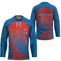 Custom St Joseph's Maori Girls' College Hockey Jersey Maori Koru Pattern LT05 - Polynesian Pride
