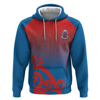 Custom St Joseph's Maori Girls' College Hoodie Maori Koru Pattern LT05 Pullover Hoodie Blue - Polynesian Pride