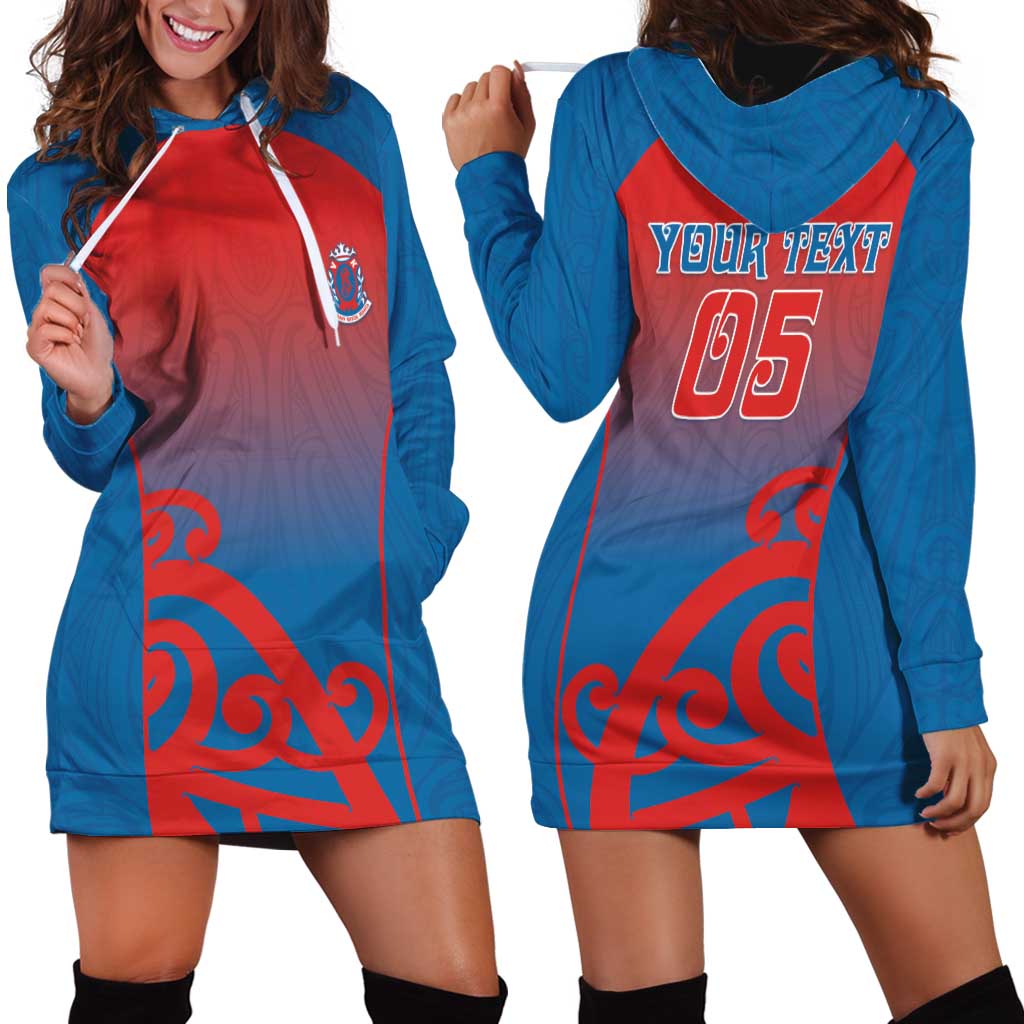 Custom St Joseph's Maori Girls' College Hoodie Dress Maori Koru Pattern LT05 - Polynesian Pride