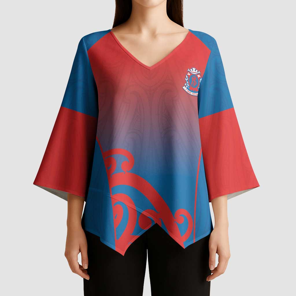 Custom St Joseph's Maori Girls' College Kimono Sleeve Blouse Maori Koru Pattern