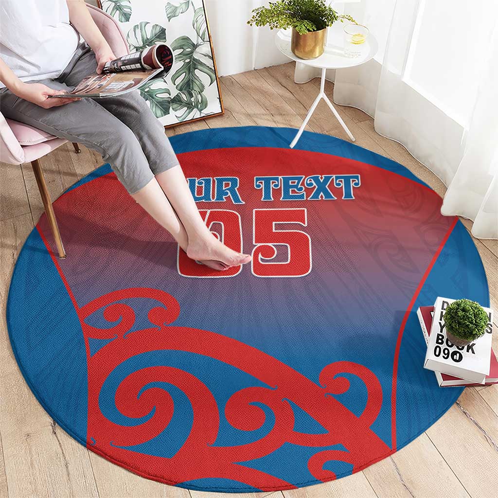 Custom St Joseph's Maori Girls' College Round Carpet Maori Koru Pattern LT05 - Polynesian Pride