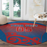 Custom St Joseph's Maori Girls' College Round Carpet Maori Koru Pattern LT05 - Polynesian Pride