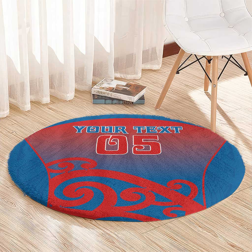 Custom St Joseph's Maori Girls' College Round Carpet Maori Koru Pattern LT05 - Polynesian Pride