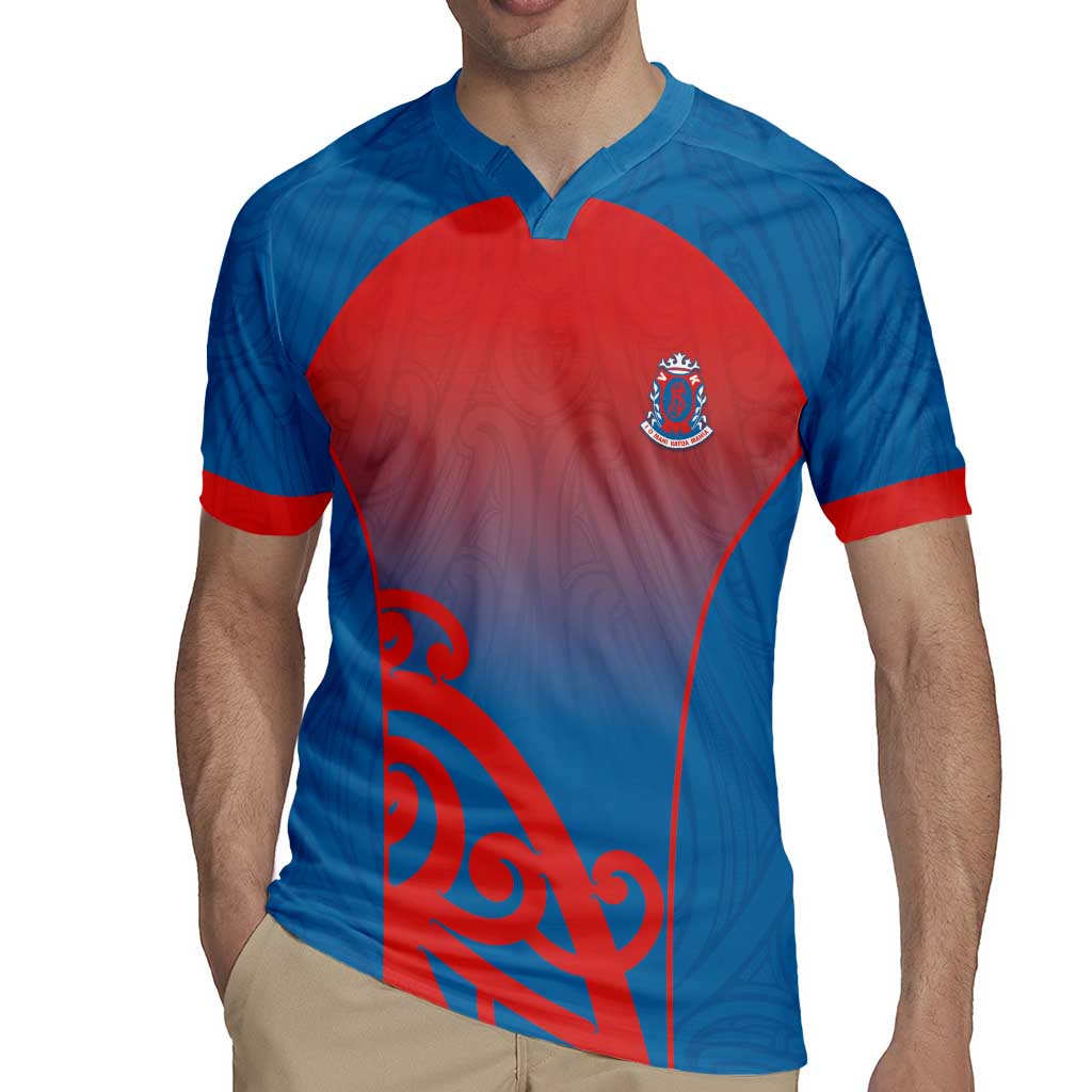 Custom St Joseph's Maori Girls' College Rugby Jersey Maori Koru Pattern LT05 - Polynesian Pride
