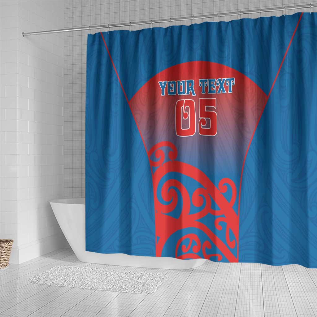 Custom St Joseph's Maori Girls' College Shower Curtain Maori Koru Pattern LT05 - Polynesian Pride