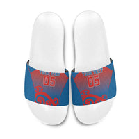 Custom St Joseph's Maori Girls' College Slide Sandals Maori Koru Pattern