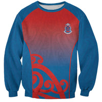 Custom St Joseph's Maori Girls' College Sweatshirt Maori Koru Pattern LT05 Unisex Blue - Polynesian Pride