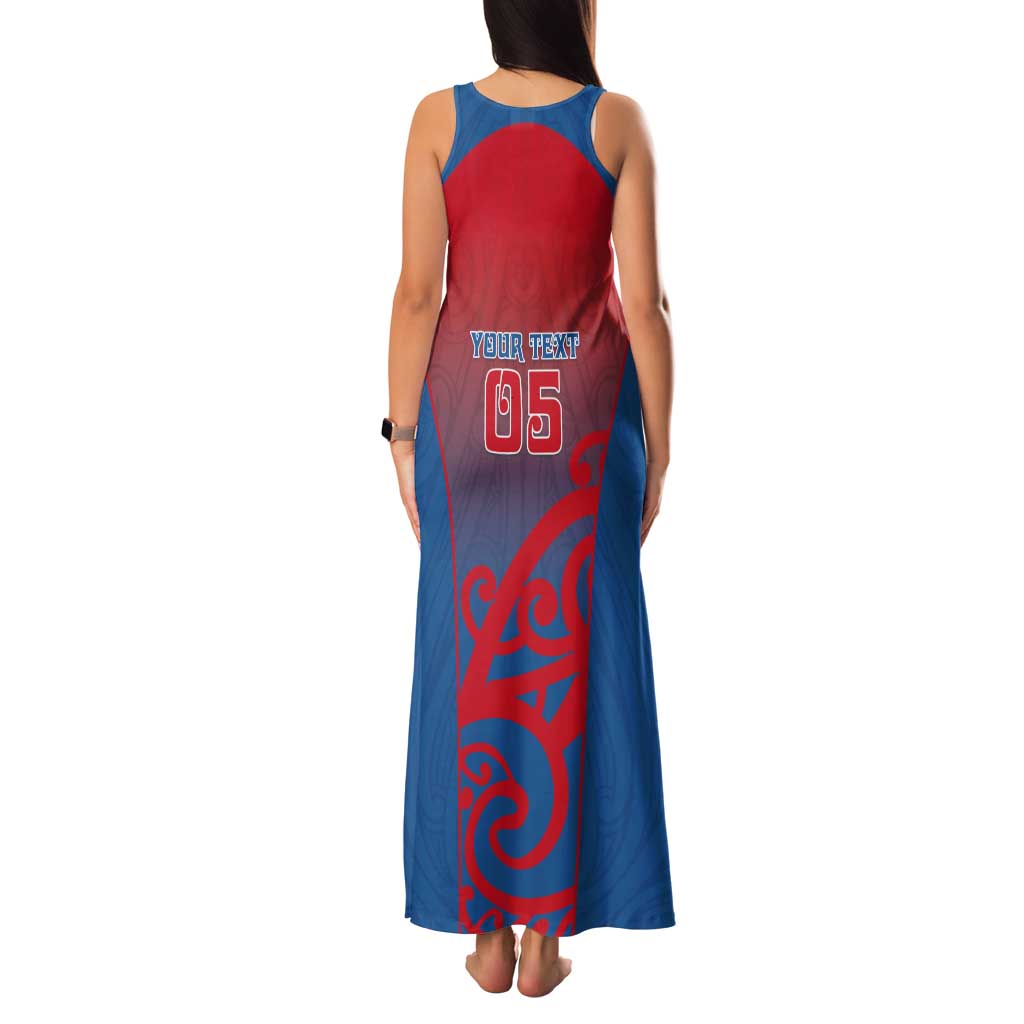 Custom St Joseph's Maori Girls' College Tank Maxi Dress Maori Koru Pattern LT05 - Polynesian Pride