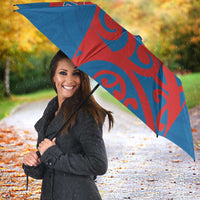 Custom St Joseph's Maori Girls' College Umbrella Maori Koru Pattern LT05 - Polynesian Pride