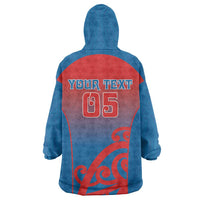 Custom St Joseph's Maori Girls' College Wearable Blanket Hoodie Maori Koru Pattern LT05 - Polynesian Pride