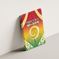 Vanuatu Canvas Wall Art Proud To Be A Ni-Van With Tribal Pattern LT05 - Polynesian Pride