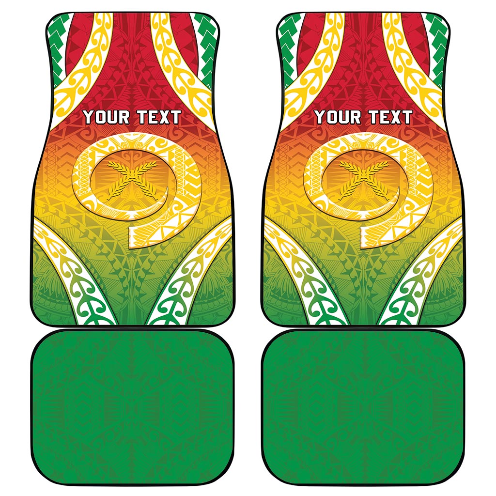 Vanuatu Car Mats Proud To Be A Ni-Van With Tribal Pattern LT05 - Polynesian Pride