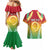 Personalised Vanuatu Couples Matching Mermaid Dress and Hawaiian Shirt Proud To Be A Ni-Van With Tribal Pattern