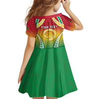 Personalised Vanuatu Family Matching Short Sleeve Bodycon Dress and Hawaiian Shirt Proud To Be A Ni-Van With Tribal Pattern LT05 - Polynesian Pride
