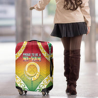 Vanuatu Luggage Cover Proud To Be A Ni-Van With Tribal Pattern