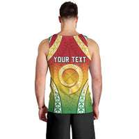 Personalised Vanuatu Men Tank Top Proud To Be A Ni-Van With Tribal Pattern LT05 - Polynesian Pride