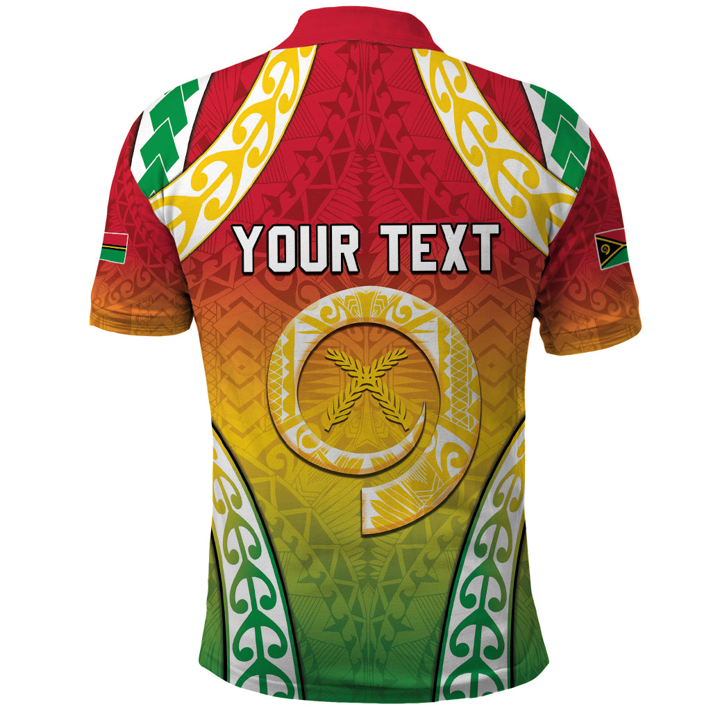 Personalised Vanuatu Polo Shirt Proud To Be A Ni-Van With Tribal Pattern
