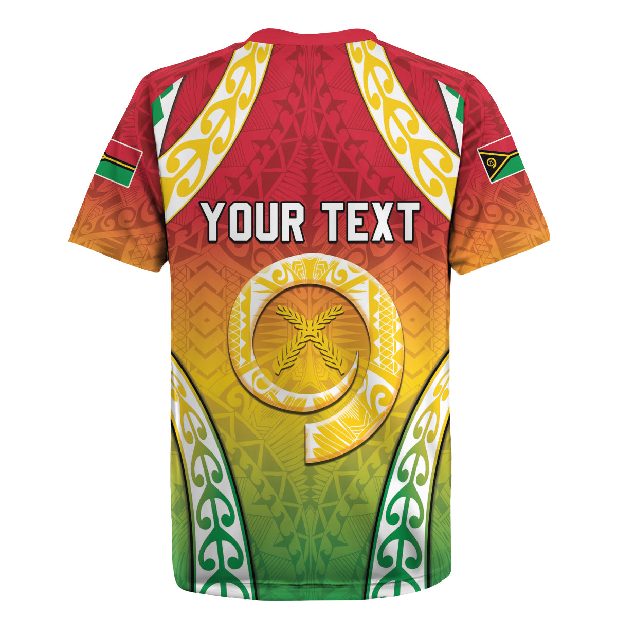 Personalised Vanuatu Rugby Jersey Proud To Be A Ni-Van With Tribal Pattern LT05 - Polynesian Pride