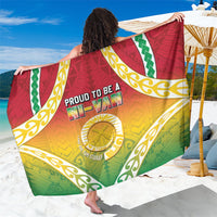 Vanuatu Sarong Proud To Be A Ni-Van With Tribal Pattern