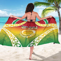 Vanuatu Sarong Proud To Be A Ni-Van With Tribal Pattern