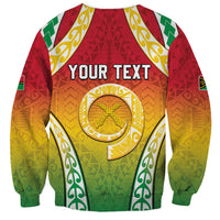 Personalised Vanuatu Sweatshirt Proud To Be A Ni-Van With Tribal Pattern LT05 - Polynesian Pride