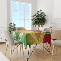 Vanuatu Tablecloth Proud To Be A Ni-Van With Tribal Pattern LT05 - Polynesian Pride