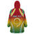 Personalised Vanuatu Wearable Blanket Hoodie Proud To Be A Ni-Van With Tribal Pattern