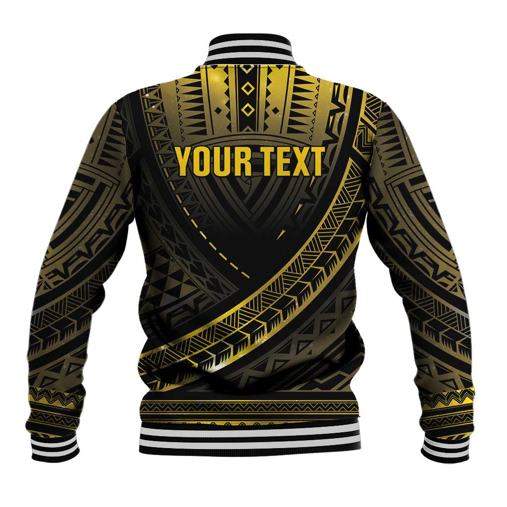 Personalised Polynesia Childhood Cancer Awareness Baseball Jacket You Are Stronger Than Cancer LT05 - Polynesian Pride