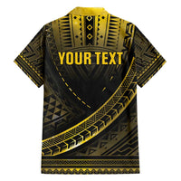 Personalised Polynesia Childhood Cancer Awareness Family Matching Summer Maxi Dress and Hawaiian Shirt You Are Stronger Than Cancer