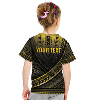 Personalised Polynesia Childhood Cancer Awareness Kid T Shirt You Are Stronger Than Cancer