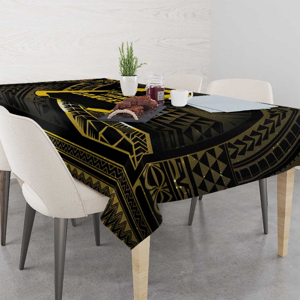 Polynesia Childhood Cancer Awareness Tablecloth You Are Stronger Than Cancer LT05 - Polynesian Pride