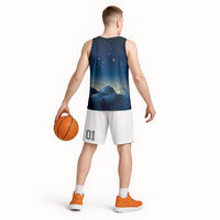 New Zealand Matariki Basketball Jersey Maori Waka With Silver Fern LT05 - Polynesian Pride