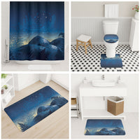 New Zealand Matariki Bathroom Set Maori Waka With Silver Fern LT05 - Polynesian Pride