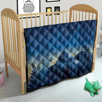 New Zealand Matariki Quilt Maori Waka With Silver Fern LT05 - Polynesian Pride
