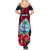 Personalized Guam Summer Maxi Dress Latte Stone Mix Bougainvillea Polynesian Pattern LT05 - Polynesian Pride