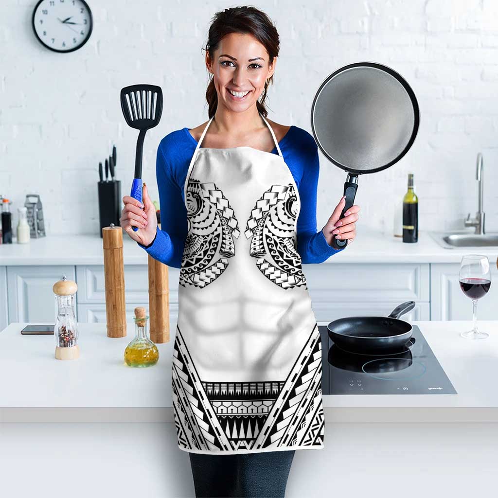 Polynesian Tattoo Inspired Cosplay Costume Apron Tribal Warrior White LT05 - Polynesian Pride