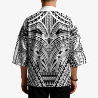 Polynesian Tattoo Inspired Cosplay Costume Kimono Tribal Warrior White LT05 - Polynesian Pride
