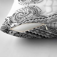 Polynesian Tattoo Inspired Cosplay Costume Pillow Cover Tribal Warrior White - Polynesian Pride