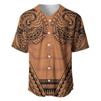 Polynesian Tattoo Inspired Cosplay Costume Baseball Jersey Tribal Warrior - Polynesian Pride