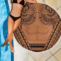 Polynesian Tattoo Inspired Cosplay Costume Beach Blanket Tribal Warrior LT05 - Polynesian Pride