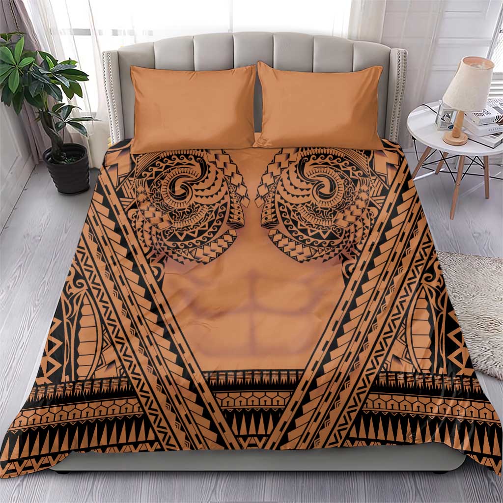 Polynesian Tattoo Inspired Cosplay Costume Bedding Set Tribal Warrior - Polynesian Pride