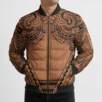 Polynesian Tattoo Inspired Cosplay Costume Bomber Puffer Jacket Tribal Warrior LT05 - Polynesian Pride