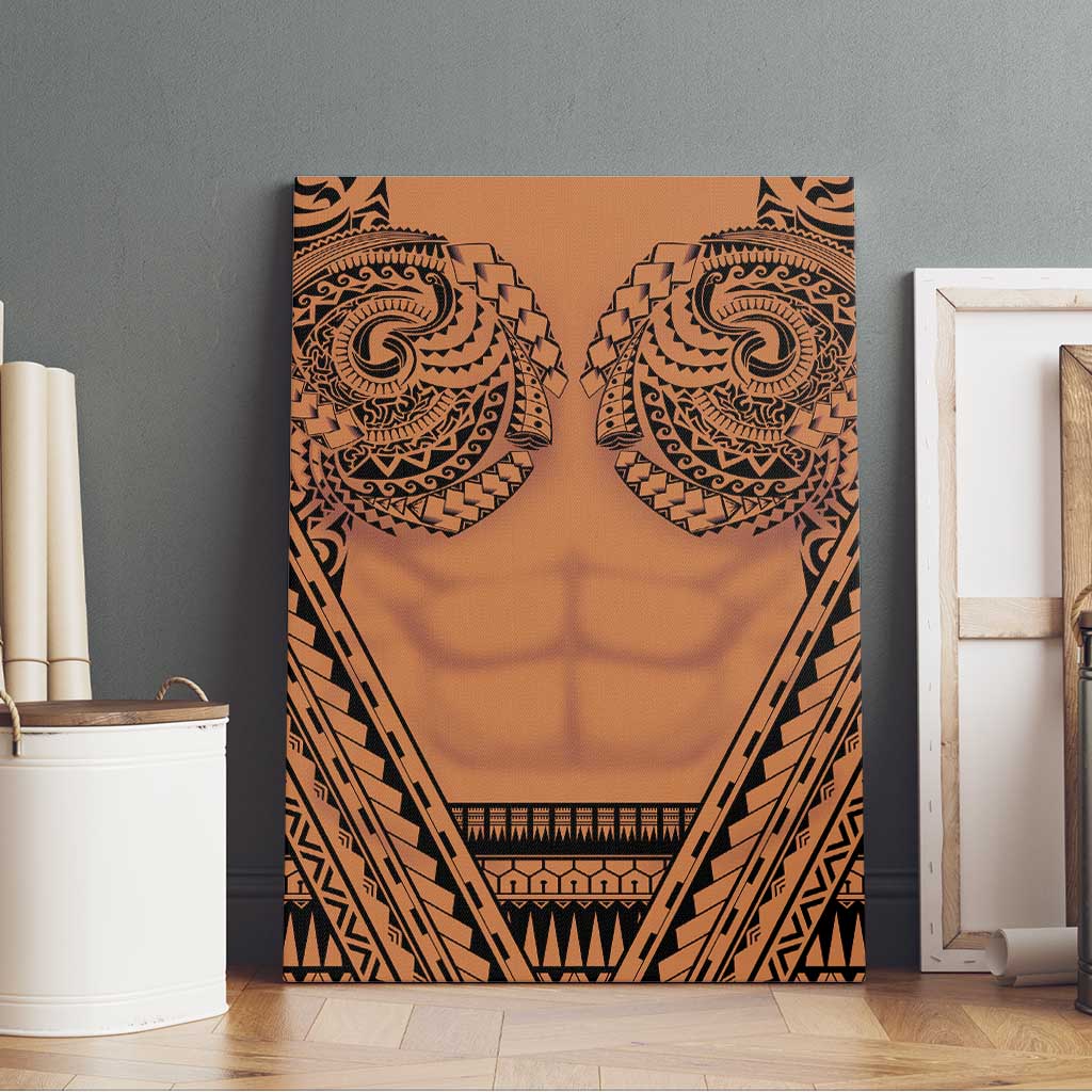 Polynesian Tattoo Inspired Cosplay Costume Canvas Wall Art Tribal Warrior LT05 - Polynesian Pride