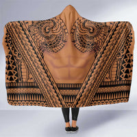 Polynesian Tattoo Inspired Cosplay Costume Hooded Blanket Tribal Warrior - Polynesian Pride
