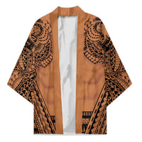 Polynesian Tattoo Inspired Cosplay Costume Kimono Tribal Warrior LT05 Unisex Brown - Polynesian Pride